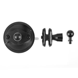 PULUZ 1/4-Zoll-Action-Kamera-Saugnapfhalterung – 360° drehbare Basis, kompatibel mit GoPro, Insta360, DJI