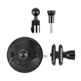 PULUZ Action-Kamera-Saugnapfhalterung mit 1/4-Zoll-Gewinde – 360° drehbare Basis, kompatibel mit GoPro, Insta360, DJI – Magic Arm für Armaturenbrett, Windschutzscheibe, glatte Oberflächen