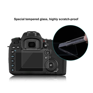 Pellicola in vetro temperato PULUZ 2.5D 9H per Canon EOS 7D Mark II����������...