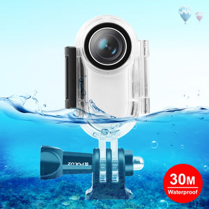 PULUZ Custodia protettiva impermeabile subacquea da 30 m per Insta360 GO 2, c...