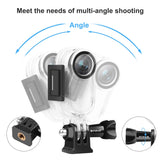 PULUZ Custodia protettiva impermeabile subacquea da 30 m per Insta360 GO 2, c...