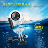 PULUZ Custodia protettiva impermeabile subacquea da 30 m per Insta360 GO 2, c...
