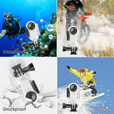 PULUZ Custodia protettiva impermeabile subacquea da 30 m per Insta360 GO 2, c...