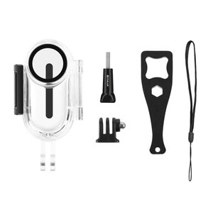 PULUZ Custodia protettiva impermeabile subacquea da 30 m per Insta360 GO 2, c...