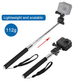 Monopiede selfie portatile estensibile PULUZ per GoPro Hero11 Black / HERO10 ...