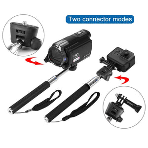 Monopiede selfie portatile estensibile PULUZ per GoPro Hero11 Black / HERO10 ...