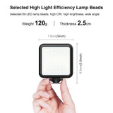 PULUZ Pocket 2500-9000K+RGB Luce di riempimento per bellezza a colori per fot...