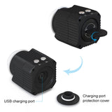 PULUZ 60 m Luce di riempimento subacquea a LED per fotografia 7,4 V/1100 mAh ...