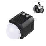 PULUZ 60 m Luce di riempimento subacquea a LED per fotografia 7,4 V/1100 mAh ...
