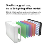 PULUZ 2500K / 9000K 120 LED Trasmissione in diretta Video Luce a LED Fotograf...