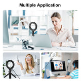 PULUZ 4,7 pollici 12 cm Anello Selfie Light 3 modalità USB dimmerabile doppia...