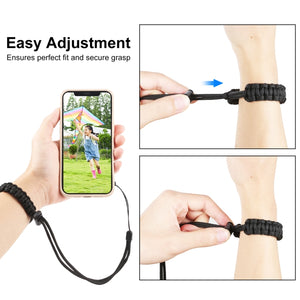 Cinturino da polso regolabile per fotocamera sportiva intrecciata PULUZ