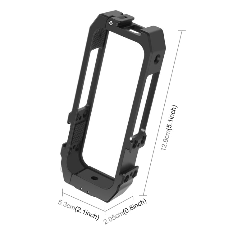 Cadre de protection PULUZ pour cage de forage avec supports de griffe froide et adaptateur...