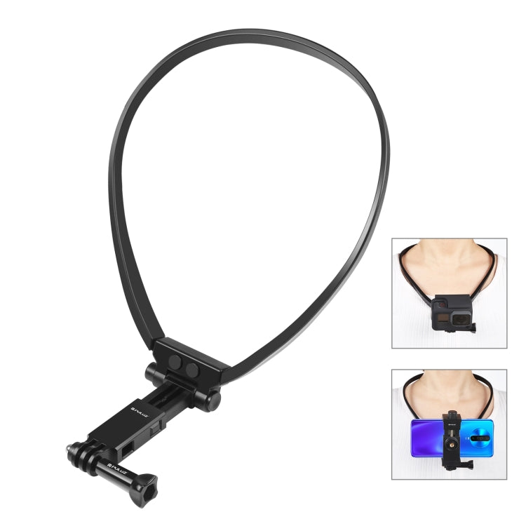 Staffa per collo regolabile PULUZ Lazy per smartphone GoPro Action Camera