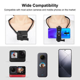 Staffa per collo regolabile PULUZ Lazy per smartphone GoPro Action Camera