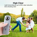 PULUZ PC-Objektivdeckel-Schutzabdeckungssatz für Ricoh Theta SC2 / S / V