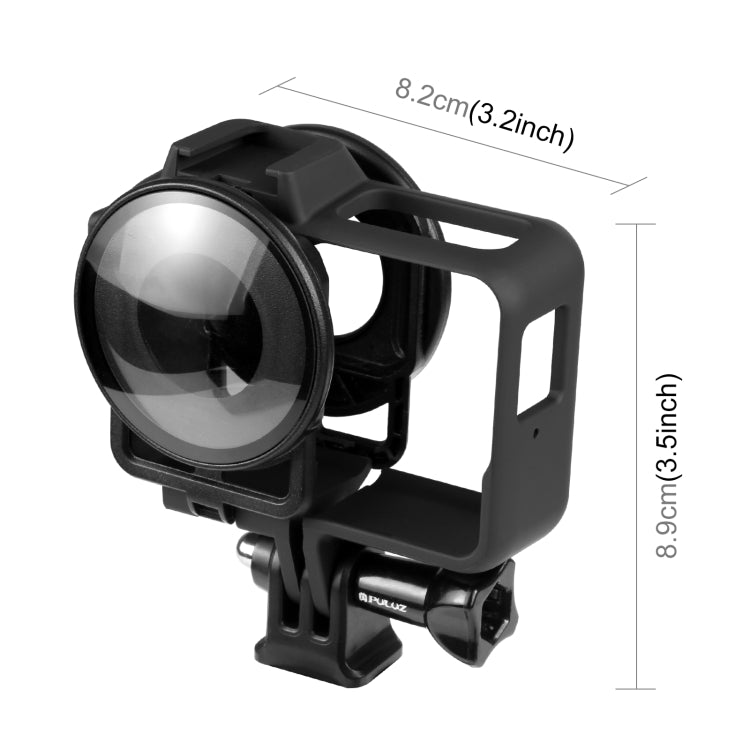 Custodia con telaio in plastica PULUZ con protezione per lente per Insta360 O...