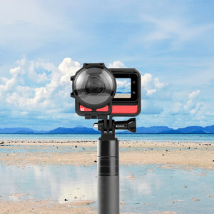 Custodia con telaio in plastica PULUZ con protezione per lente per Insta360 O...