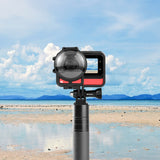 Custodia con telaio in plastica PULUZ con protezione per lente per Insta360 O...
