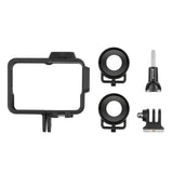 Custodia con telaio in plastica PULUZ con protezione per lente per Insta360 O...