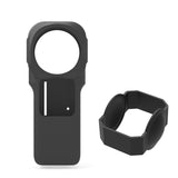 Custodia protettiva in silicone PULUZ con copriobiettivo per Insta360 One RS ...