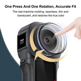 PULUZ Lens Guard Copertura protettiva per PC per Insta360 ONE RS 1 pollice 36...