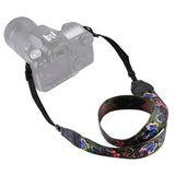 Tracolla per Fotocamera in Stile Etnico Retrò – Cinturino Universale Multicolore per DSLR Canon, Nikon, Sony, Fuji e Altre