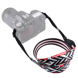 Tracolla per Fotocamera in Stile Etnico Retrò – Cinturino Universale Multicolore per DSLR Canon, Nikon, Sony, Fuji e Altre