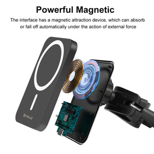 Caricabatterie wireless Qi magnetico PULUZ da 15 W