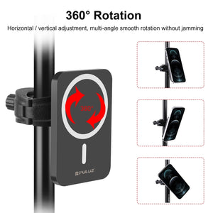 Caricabatterie wireless Qi magnetico PULUZ da 15 W