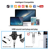 PULUZ Microfono a condensatore Studio Broadcast Kit microfono professionale p...