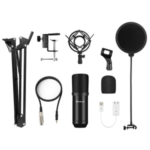 PULUZ Microfono a condensatore Studio Broadcast Kit microfono professionale p...