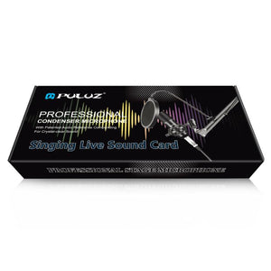 PULUZ Microfono a condensatore Studio Broadcast Kit microfono professionale p...