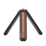 Supporto per treppiede dal vivo per vlogging da tavolo in legno intarsiato PU...