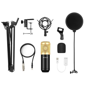 Kit Microfono a Condensatore PULUZ - Microfono Professionale da Studio con Accessori Completi