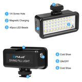 PULUZ 40 LED 40 m wasserdichtes Fülllicht für Kamera-Videostudio...