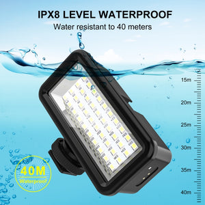 PULUZ 40 LED 40 m wasserdichtes Fülllicht für Kamera-Videostudio...