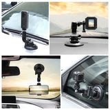 Supporto a ventosa per auto PULUZ con morsetto per telefono/vite/adattatore p...