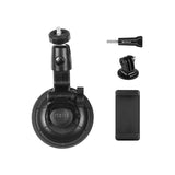 Supporto a ventosa per auto PULUZ con morsetto per telefono/vite/adattatore p...