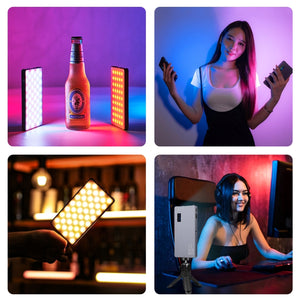 PULUZ RGB Couleur LED Beauté Lumière de Remplissage Poche Vlogging Photographie Lumière...