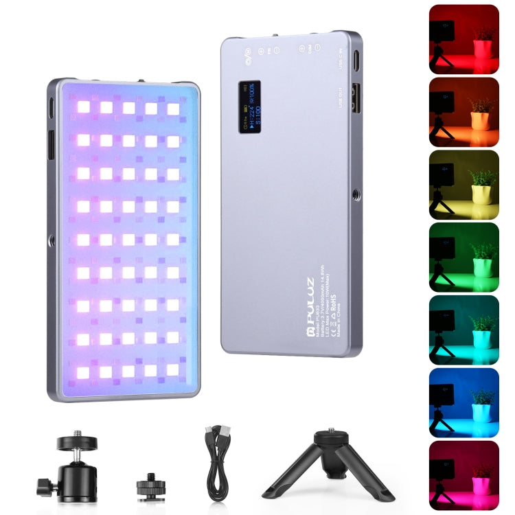 PULUZ LED a colori RGB Beauty Fill Light Pocket Vlogging Photography Light���...