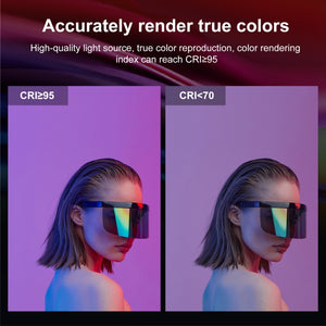 PULUZ RGB Couleur LED Beauté Lumière de Remplissage Poche Vlogging Photographie Lumière...