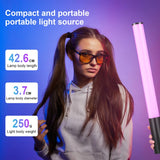 PULUZ Corpo in metallo 2500-9000K RGB Luce di riempimento a colori di bellezz...