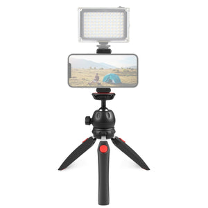 PULUZ Mini-VLOG-Live-Stabilisator-Stativ mit Telefonklemme für...