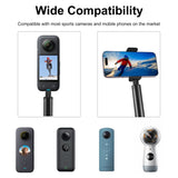 PULUZ Monopiede in metallo per selfie stick da 2 m per Insta360 One RS / X2 /...