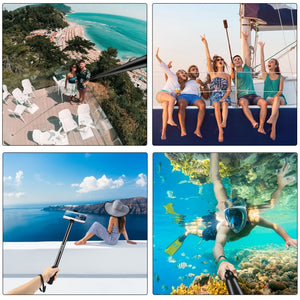 PULUZ Monopiede in metallo per selfie stick da 2 m per Insta360 One RS / X2 /...