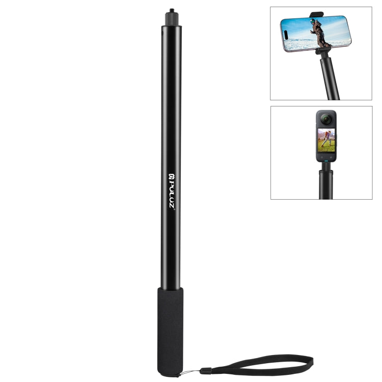 PULUZ Metall-Einbeinstativ für 2 m Selfie-Stick für Insta360 One RS / X2 /...