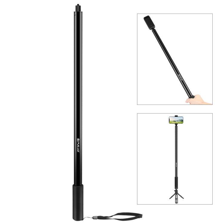 PULUZ Monopiede in metallo per selfie stick da 3 m per Insta360 One RS / X2 /...