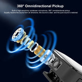 Microfono lavalier wireless PULUZ per telefono di tipo C, ricevitore di tipo ...