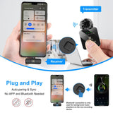 Microfono lavalier wireless PULUZ per telefono di tipo C, ricevitore di tipo ...